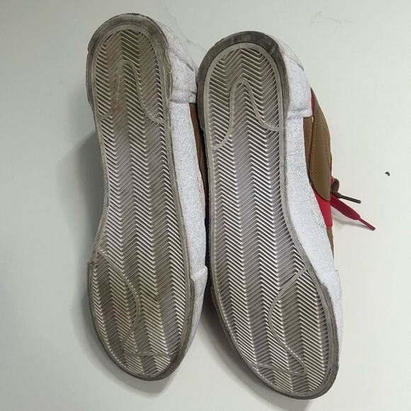 NIKE SACAI BLAZER LOW BRITISH TAN DD1877-200 SNEAKER SIZE‎ 12 - Picture 6 of 9